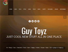 Tablet Screenshot of guytoyz.com